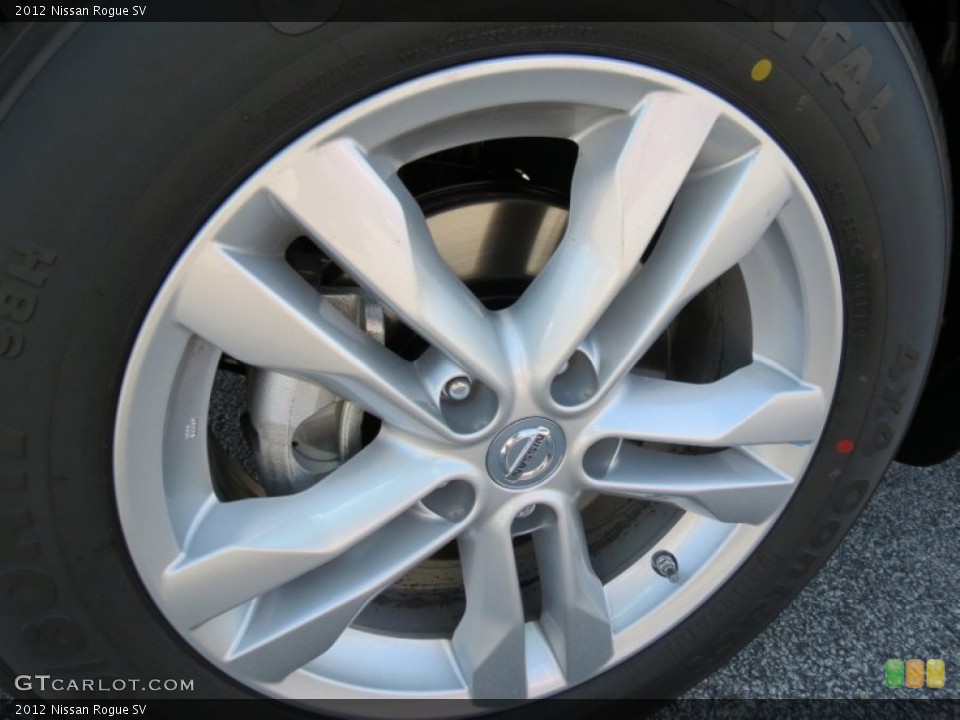 2012 Nissan Rogue SV Wheel and Tire Photo #65711663
