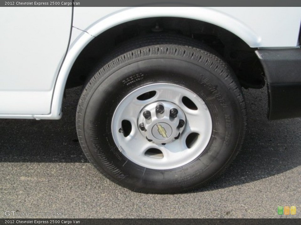 2012 Chevrolet Express 2500 Cargo Van Wheel and Tire Photo #65715731