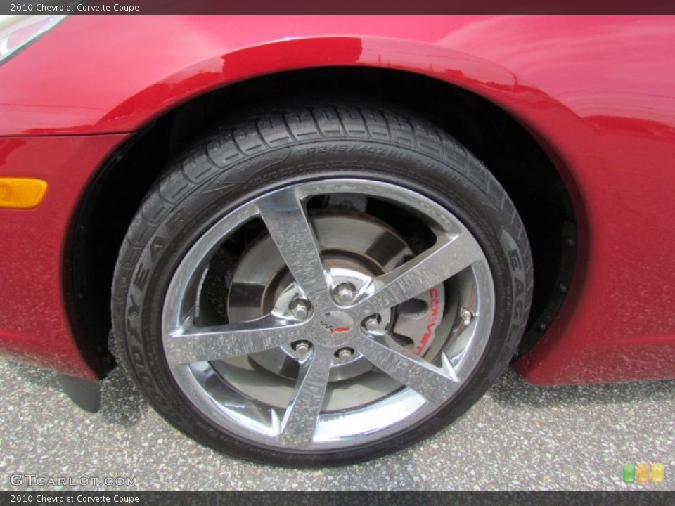 2010 Chevrolet Corvette Coupe Wheel and Tire Photo #65717470