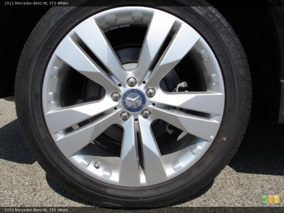 2011 Mercedes-Benz ML 350 4Matic Wheel and Tire Photo #65722310