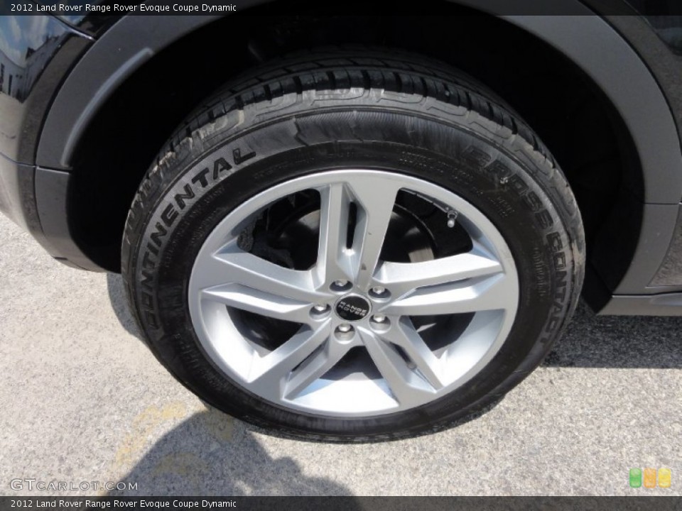 2012 Land Rover Range Rover Evoque Coupe Dynamic Wheel and Tire Photo #65723528
