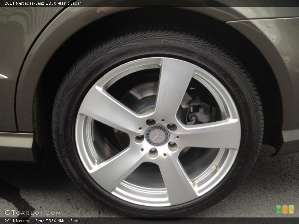 2011 Mercedes-Benz E 350 4Matic Sedan Wheel and Tire Photo #65724453