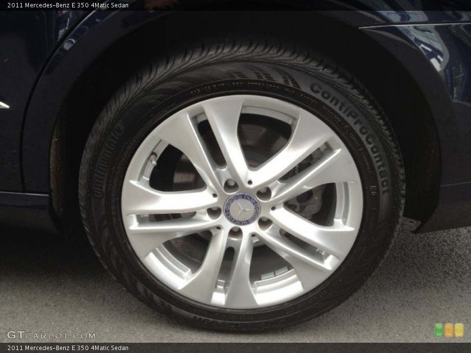 2011 Mercedes-Benz E 350 4Matic Sedan Wheel and Tire Photo #65724647