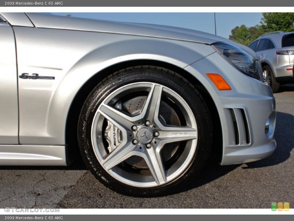 2009 Mercedes-Benz C 63 AMG Wheel and Tire Photo #65729023