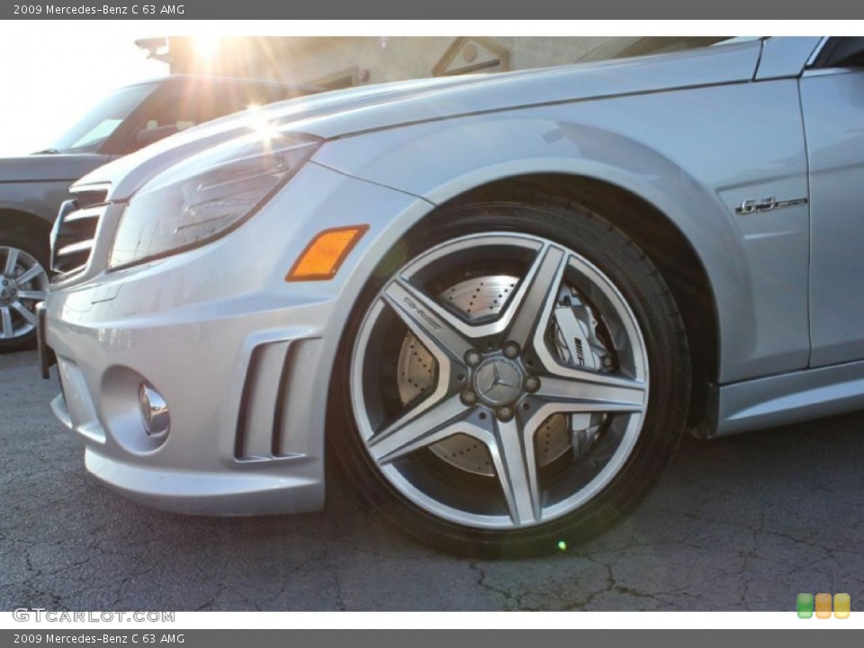 2009 Mercedes-Benz C 63 AMG Wheel and Tire Photo #65729239