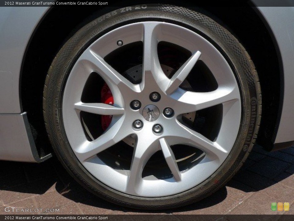 2012 Maserati GranTurismo Convertible GranCabrio Sport Wheel and Tire Photo #65734075