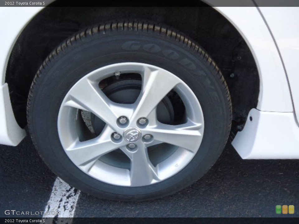 2012 Toyota Corolla S Wheel and Tire Photo #65737309
