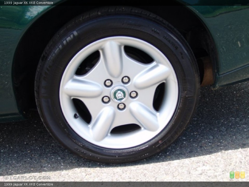 1999 Jaguar XK XK8 Convertible Wheel and Tire Photo #65738269