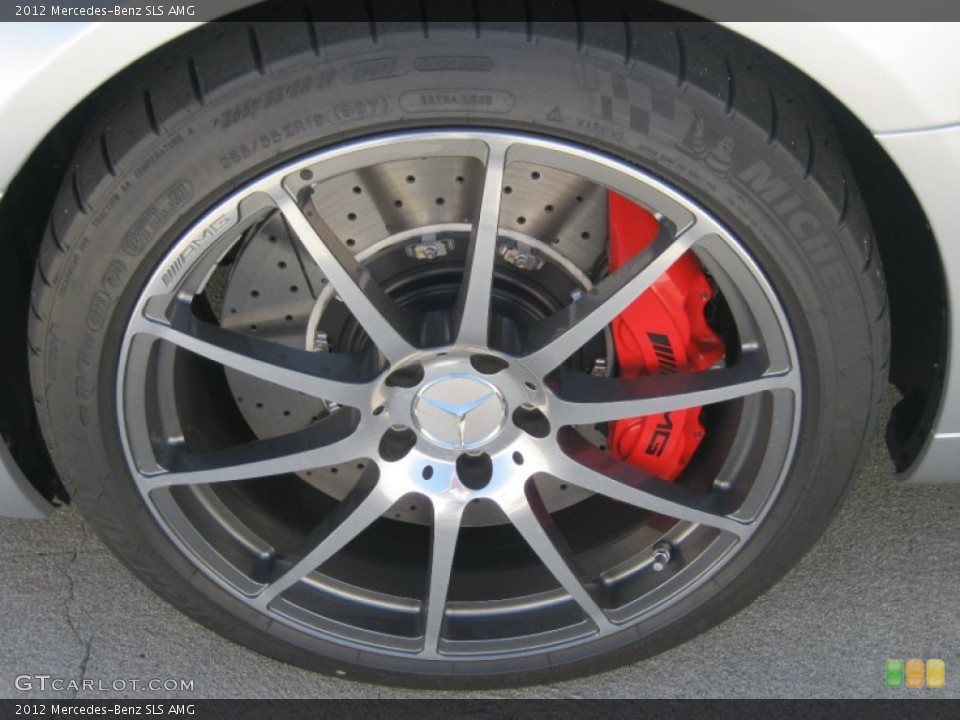 2012 Mercedes-Benz SLS AMG Wheel and Tire Photo #65740429
