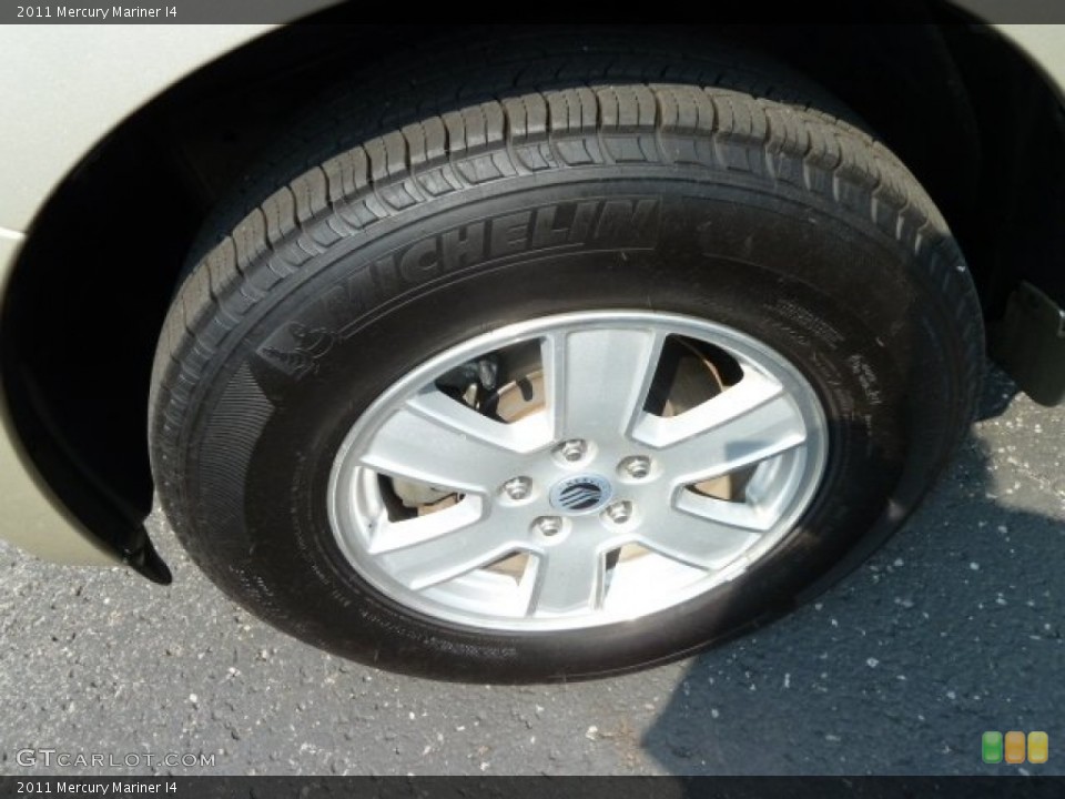2011 Mercury Mariner I4 Wheel and Tire Photo #65741452