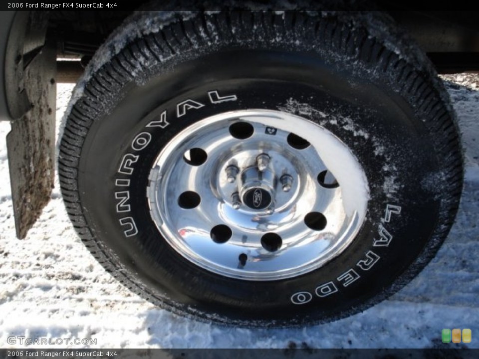 2006 Ford Ranger FX4 SuperCab 4x4 Wheel and Tire Photo #65747529