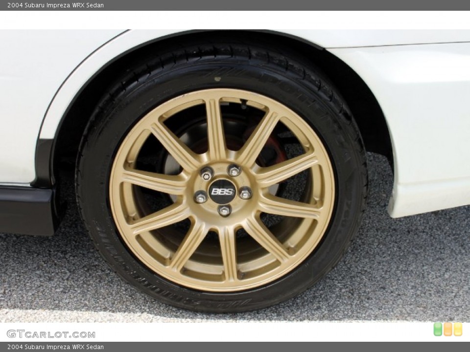 2004 Subaru Impreza WRX Sedan Wheel and Tire Photo #65748118