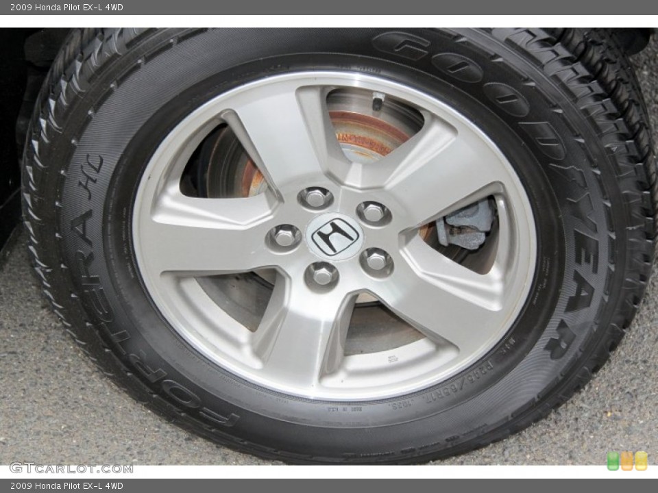 2009 Honda Pilot EX-L 4WD Wheel and Tire Photo #65754133