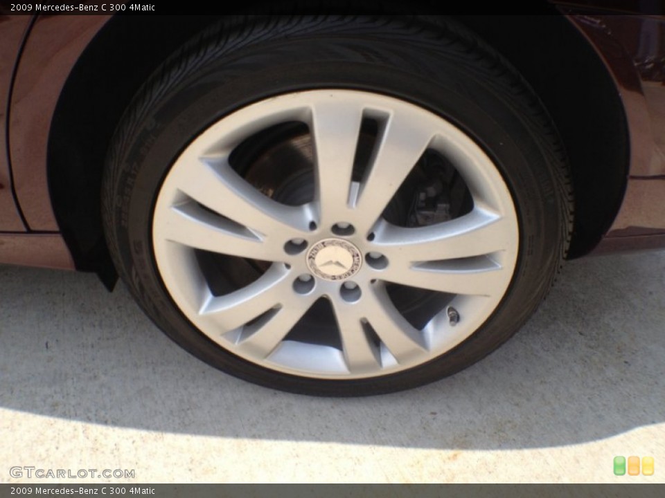 2009 Mercedes-Benz C 300 4Matic Wheel and Tire Photo #65757529