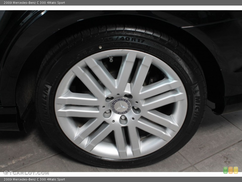 2009 Mercedes-Benz C 300 4Matic Sport Wheel and Tire Photo #65766676