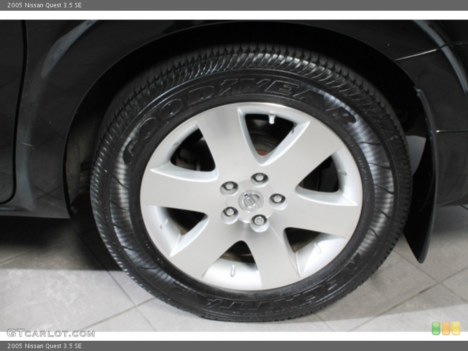 2005 Nissan Quest 3.5 SE Wheel and Tire Photo #65768574