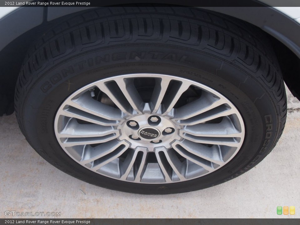 2012 Land Rover Range Rover Evoque Prestige Wheel and Tire Photo #65768674