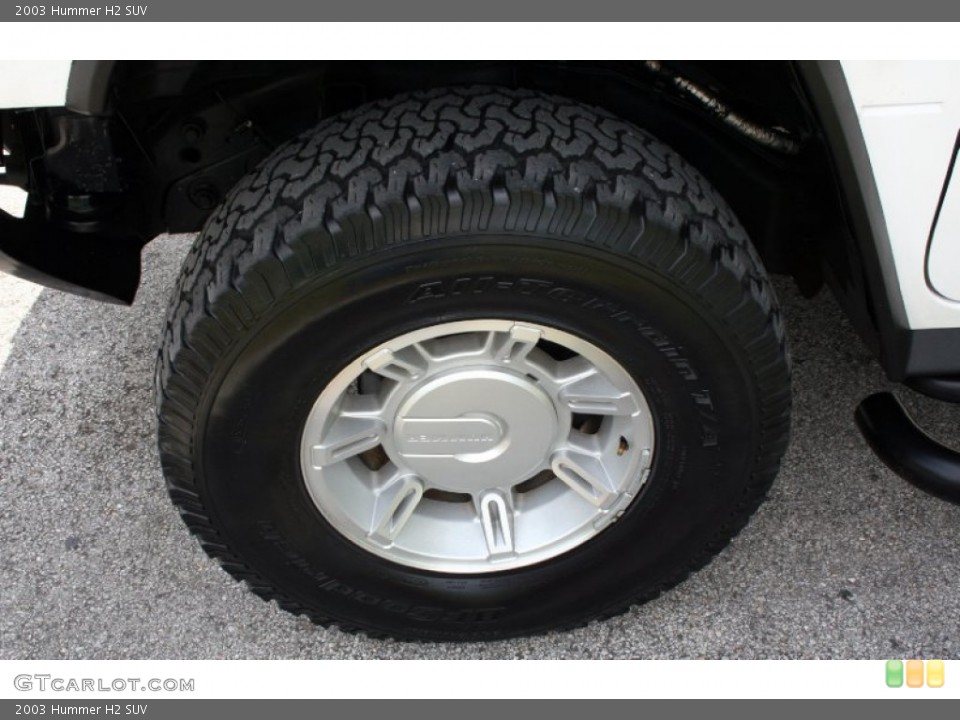 2003 Hummer H2 SUV Wheel and Tire Photo #65771419