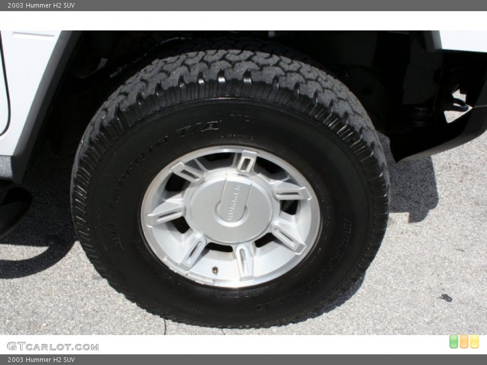 2003 Hummer H2 SUV Wheel and Tire Photo #65771425