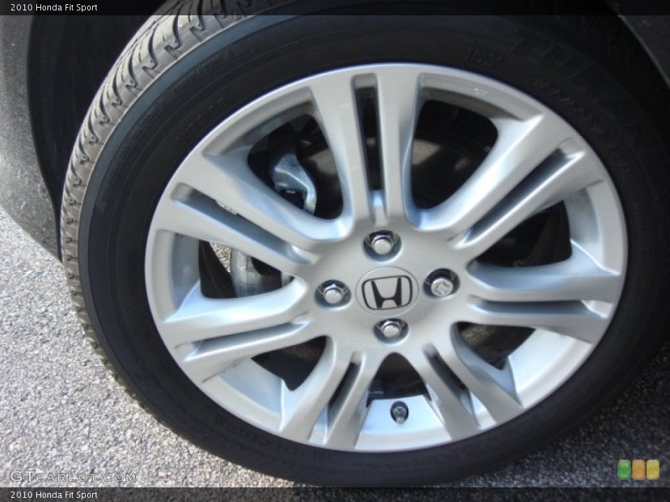2010 Honda Fit Sport Wheel and Tire Photo #65773474