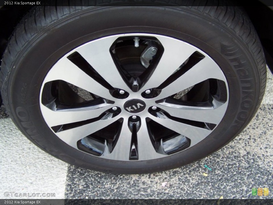 2012 Kia Sportage EX Wheel and Tire Photo #65775482