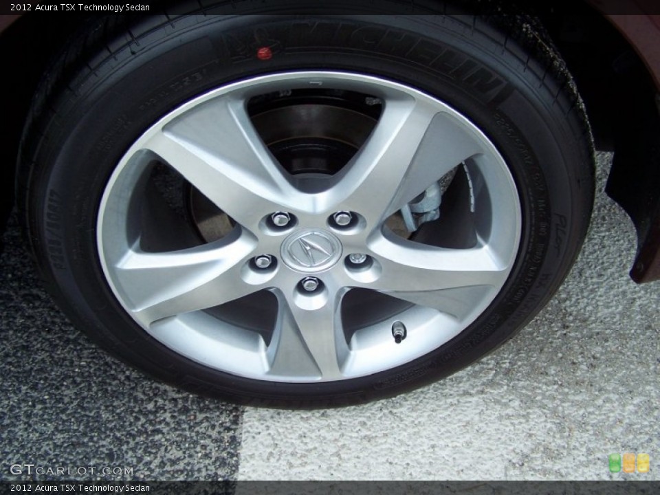 2012 Acura TSX Technology Sedan Wheel and Tire Photo #65775728