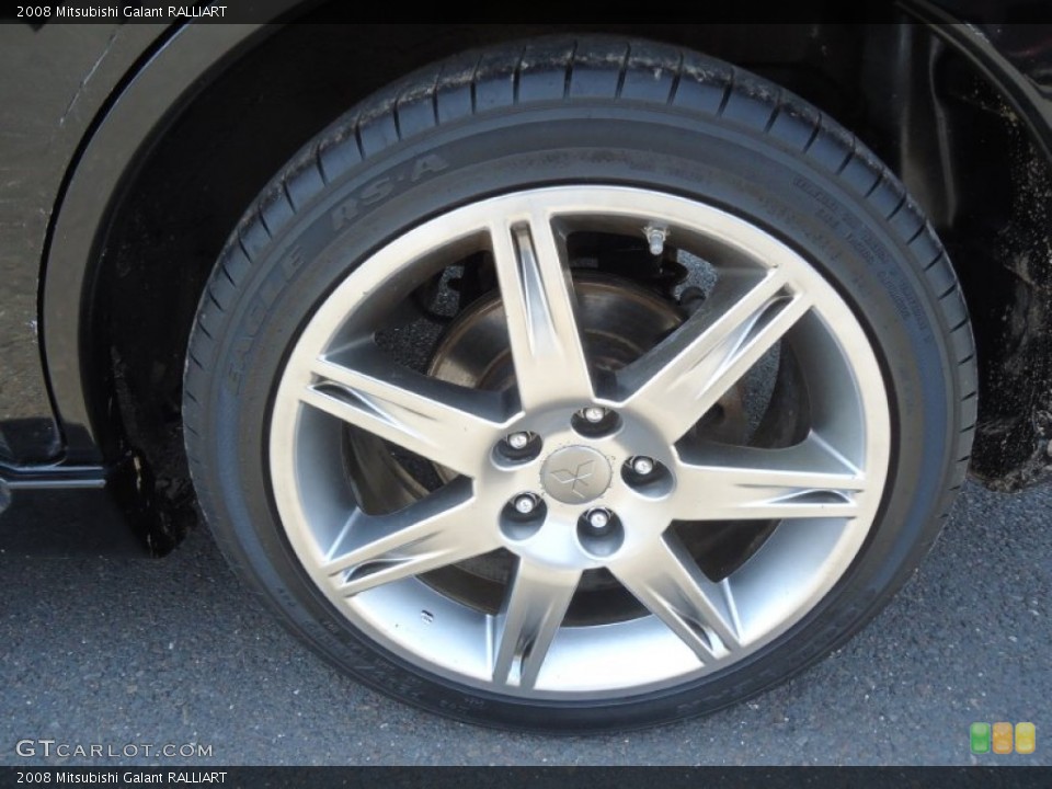2008 Mitsubishi Galant RALLIART Wheel and Tire Photo #65781563