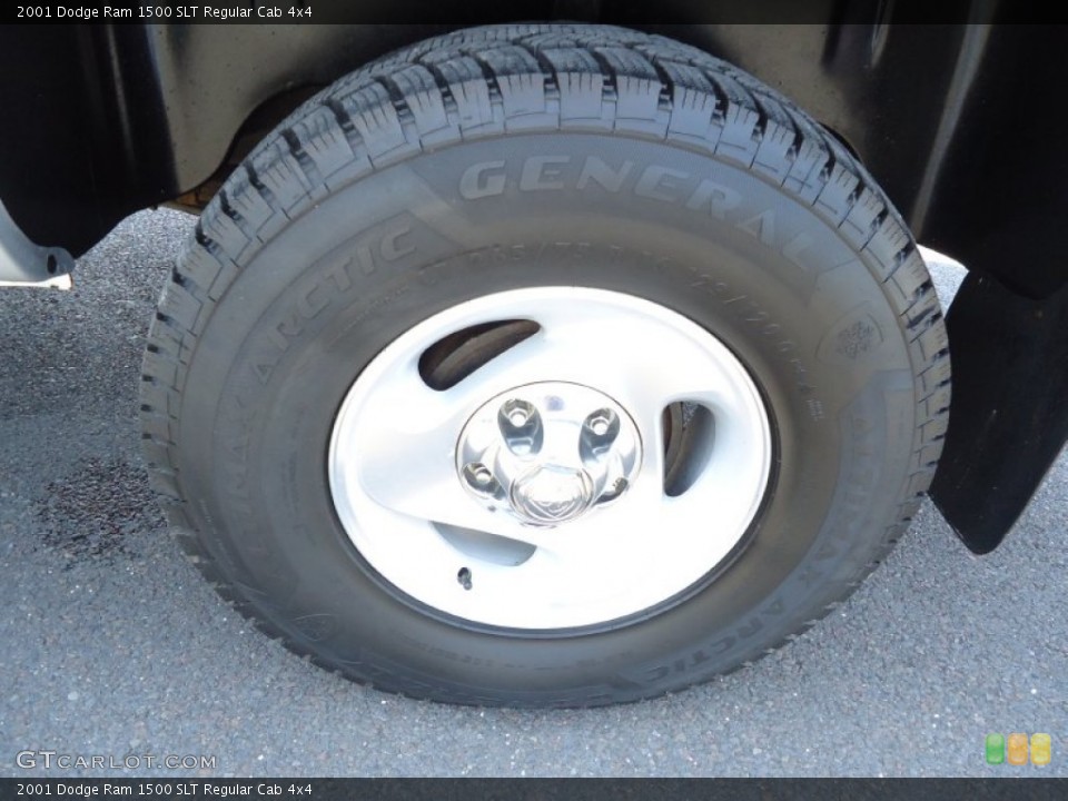 2001 Dodge Ram 1500 SLT Regular Cab 4x4 Wheel and Tire Photo #65782166