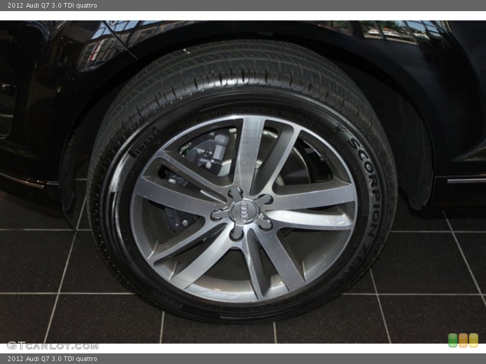 2012 Audi Q7 3.0 TDI quattro Wheel and Tire Photo #65783375