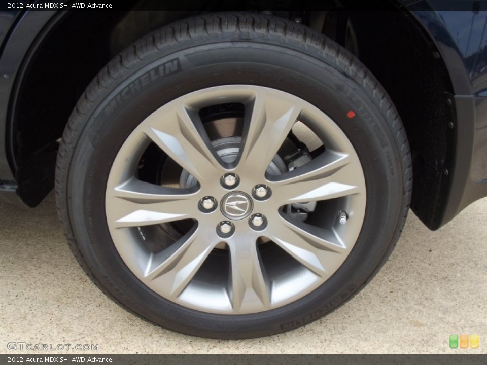 2012 Acura MDX SH-AWD Advance Wheel and Tire Photo #65790014