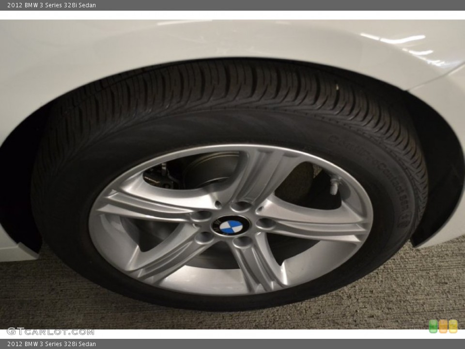 2012 BMW 3 Series 328i Sedan Wheel and Tire Photo #65806387