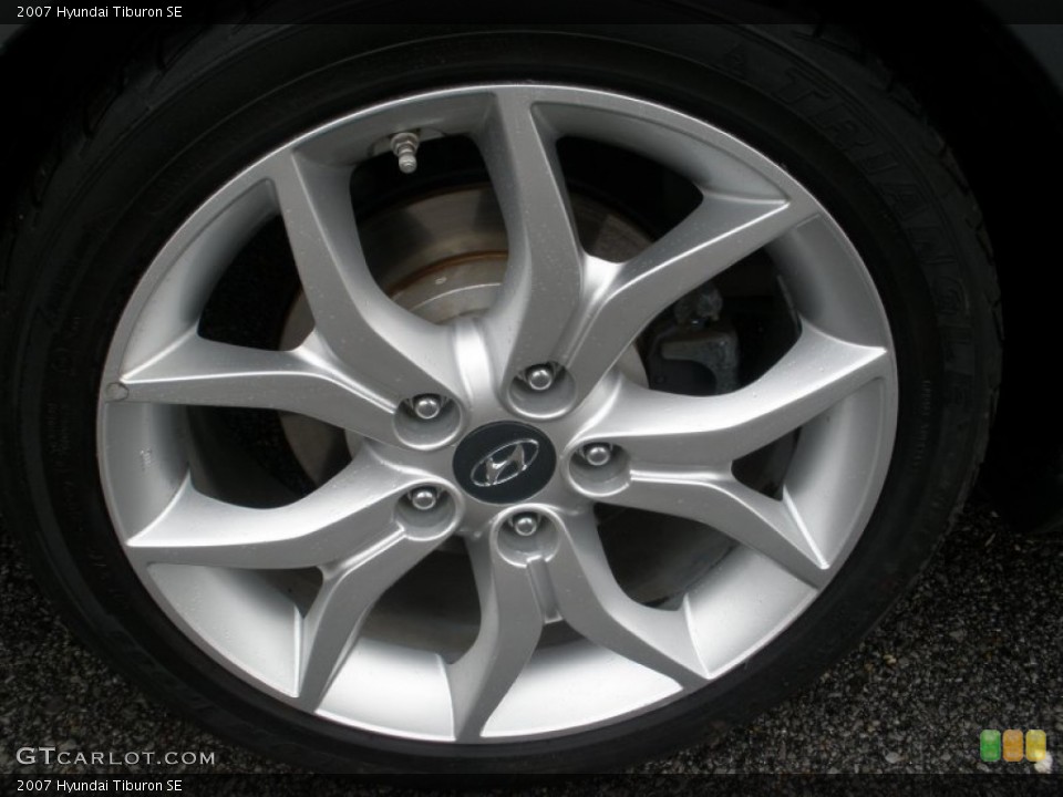 2007 Hyundai Tiburon SE Wheel and Tire Photo #65816489