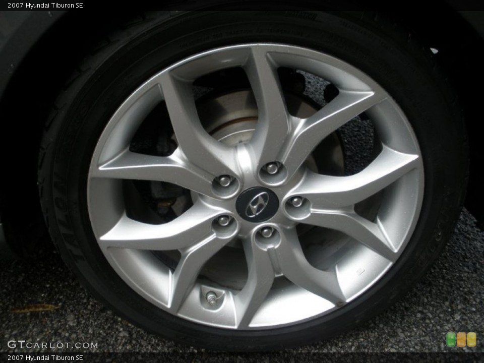 2007 Hyundai Tiburon SE Wheel and Tire Photo #65816495