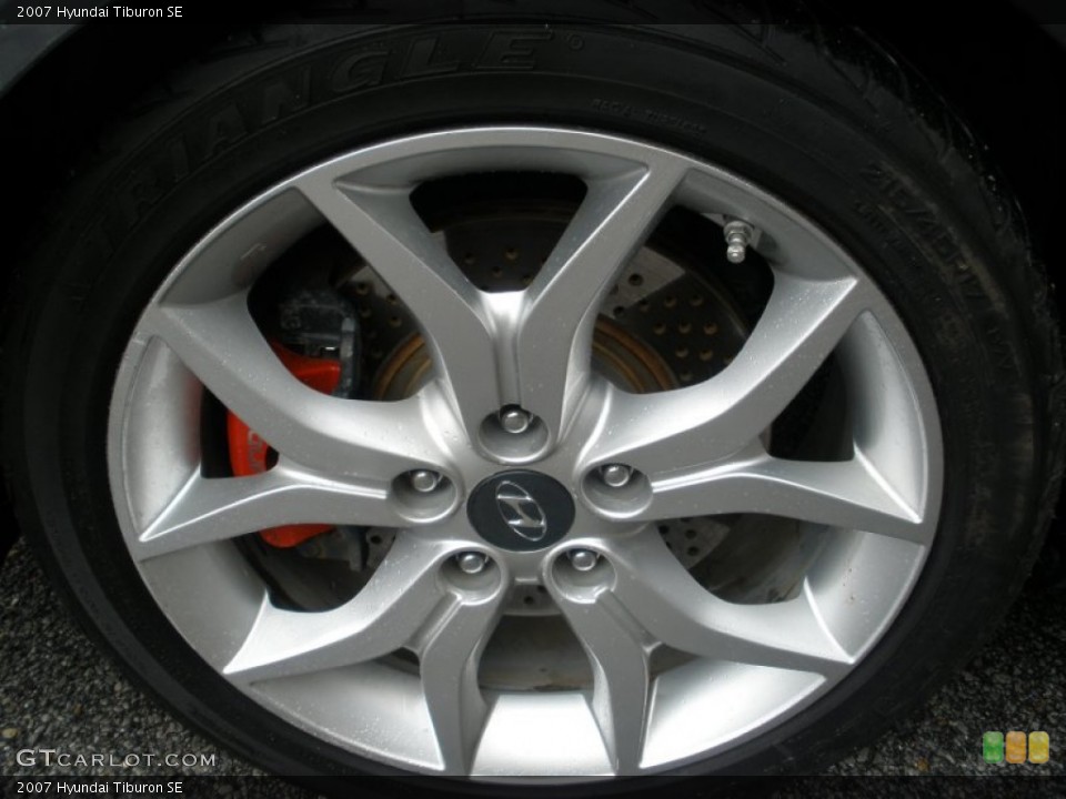 2007 Hyundai Tiburon SE Wheel and Tire Photo #65816501