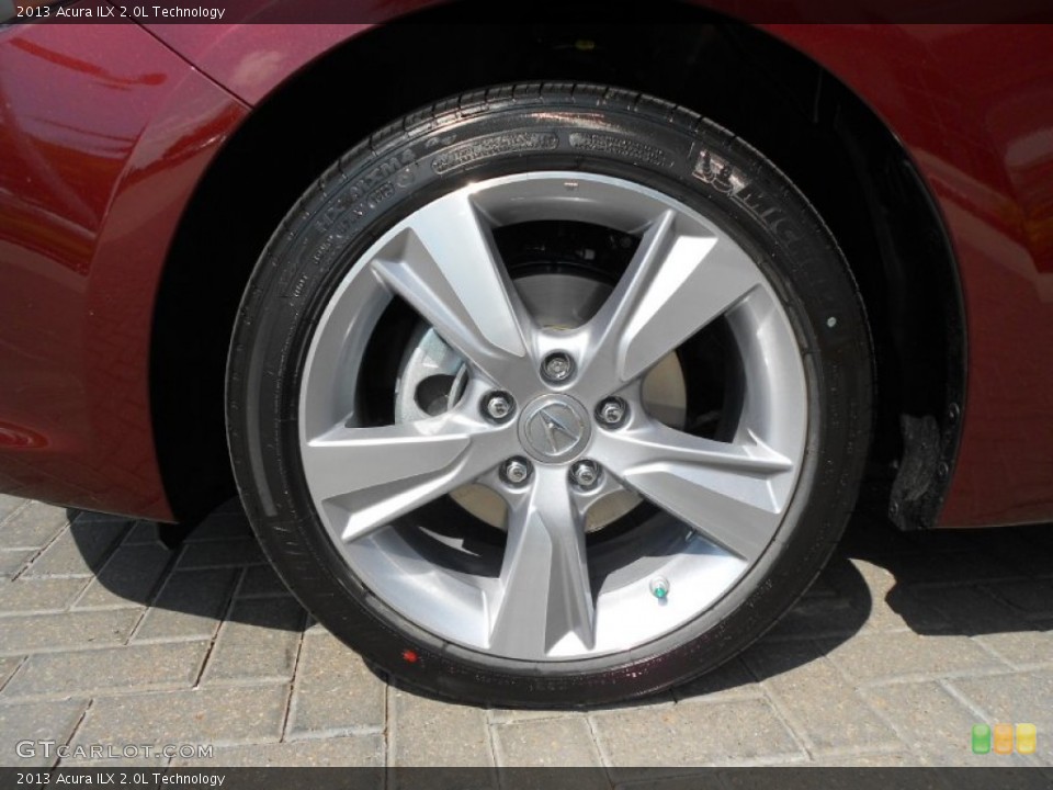 2013 Acura ILX 2.0L Technology Wheel and Tire Photo #65820314