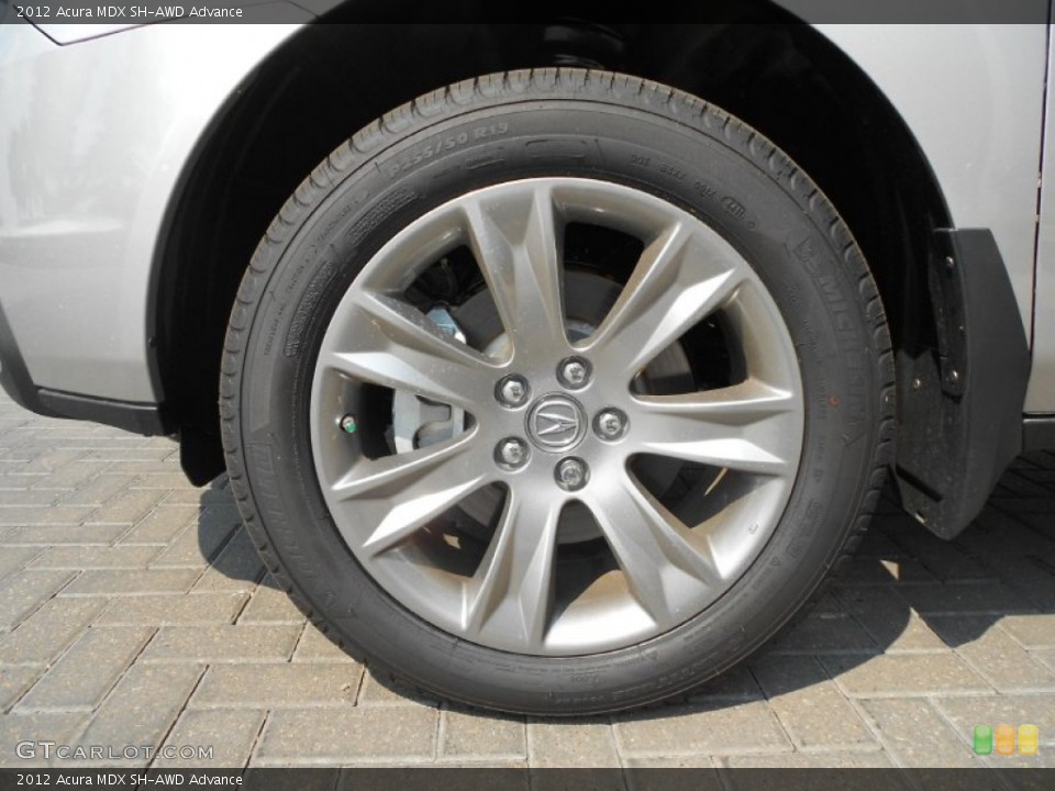 2012 Acura MDX SH-AWD Advance Wheel and Tire Photo #65826596