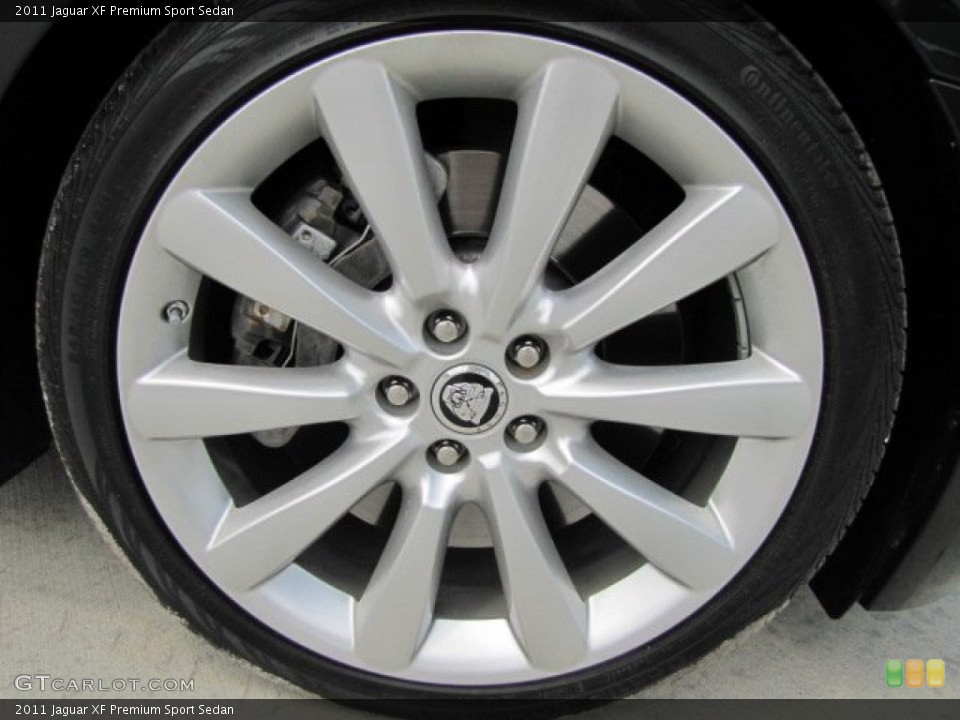 2011 Jaguar XF Premium Sport Sedan Wheel and Tire Photo #65827511