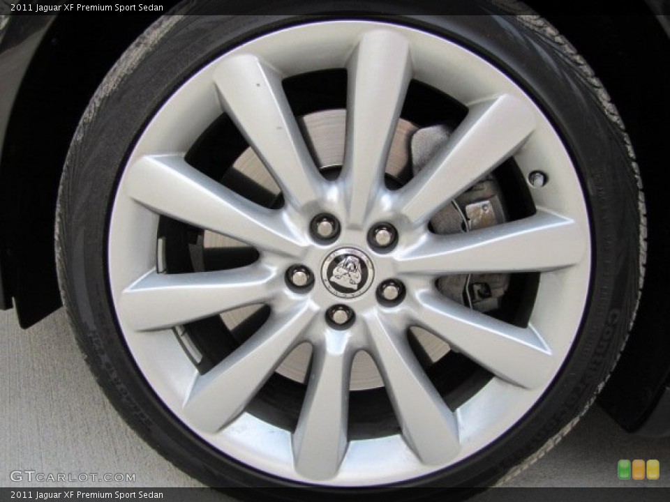 2011 Jaguar XF Premium Sport Sedan Wheel and Tire Photo #65827520