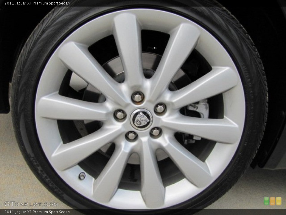2011 Jaguar XF Premium Sport Sedan Wheel and Tire Photo #65827525