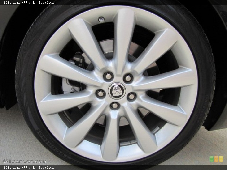 2011 Jaguar XF Premium Sport Sedan Wheel and Tire Photo #65827535