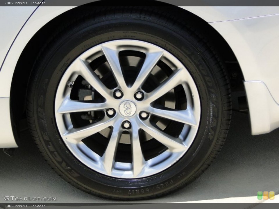 2009 Infiniti G 37 Sedan Wheel and Tire Photo #65828393