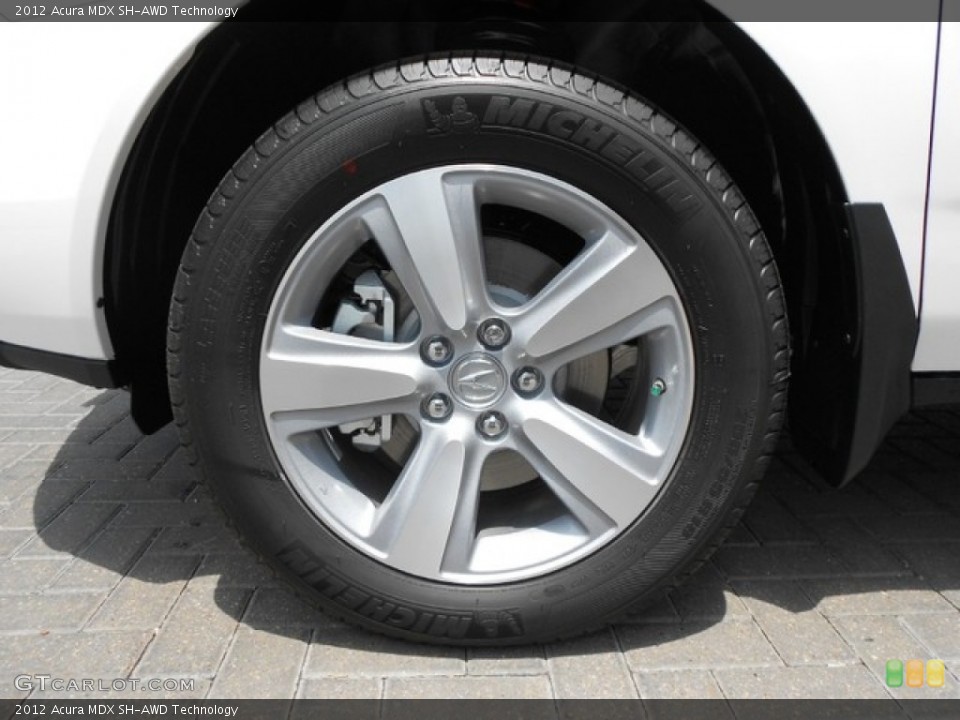 2012 Acura MDX SH-AWD Technology Wheel and Tire Photo #65828459