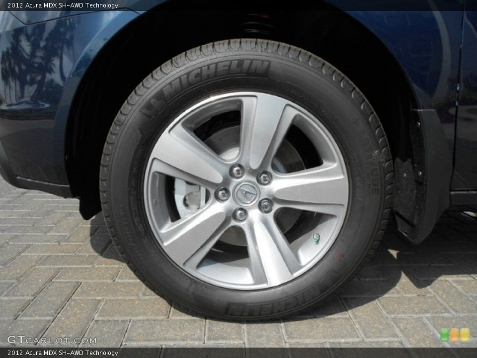 2012 Acura MDX SH-AWD Technology Wheel and Tire Photo #65831159