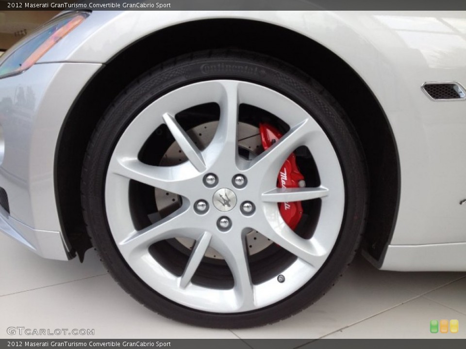 2012 Maserati GranTurismo Convertible GranCabrio Sport Wheel and Tire Photo #65833566