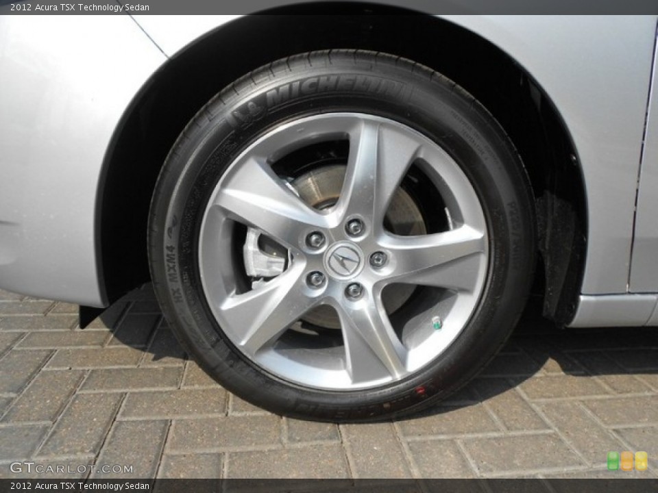 2012 Acura TSX Technology Sedan Wheel and Tire Photo #65834948