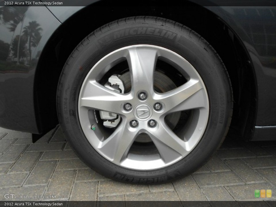 2012 Acura TSX Technology Sedan Wheel and Tire Photo #65836522