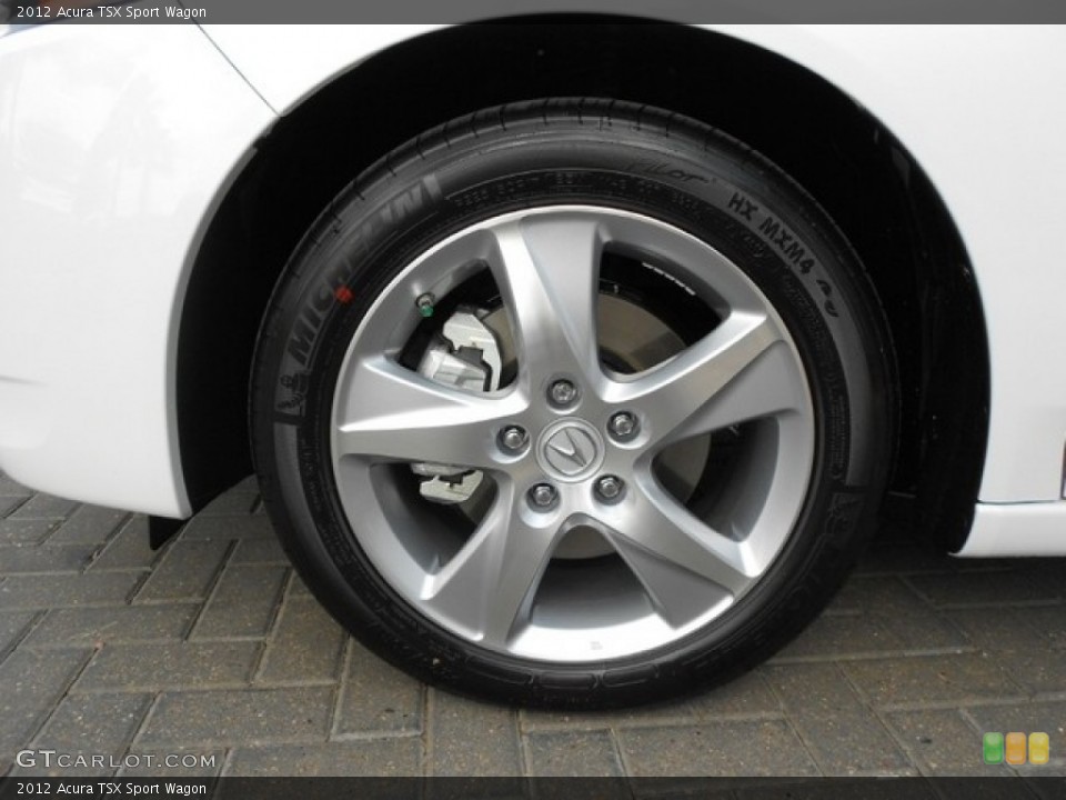 2012 Acura TSX Sport Wagon Wheel and Tire Photo #65837800