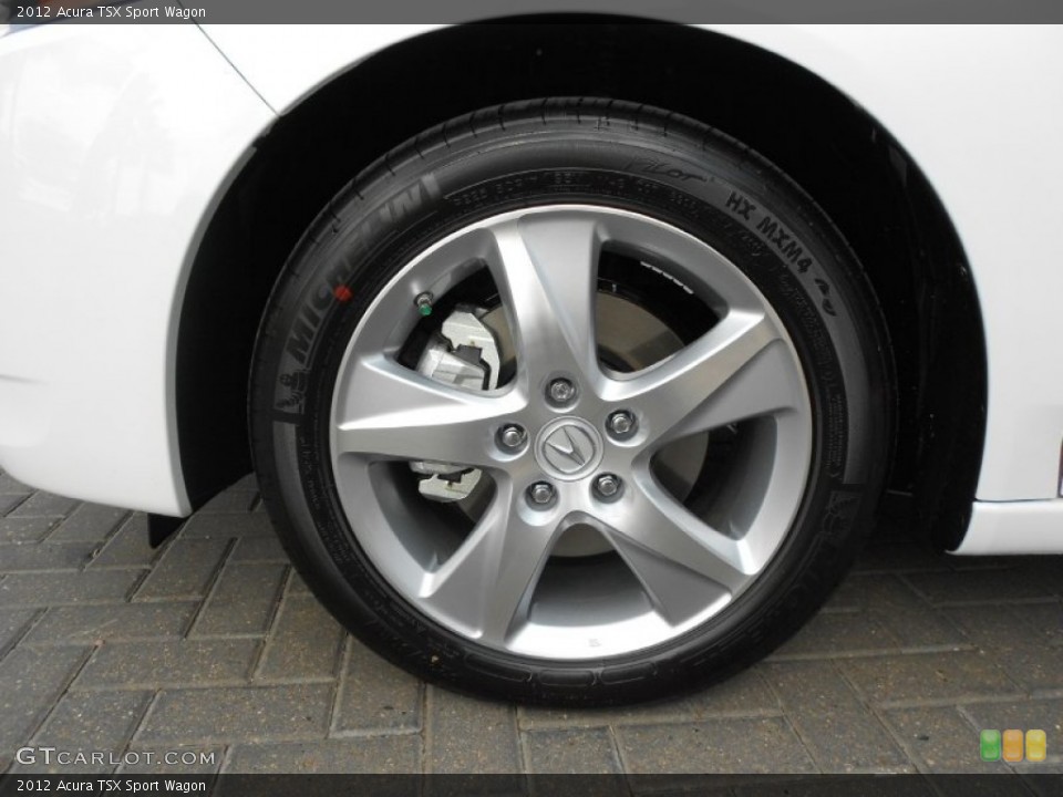 2012 Acura TSX Sport Wagon Wheel and Tire Photo #65838275