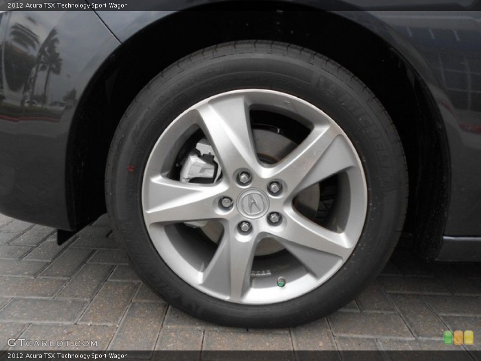 2012 Acura TSX Technology Sport Wagon Wheel and Tire Photo #65846763