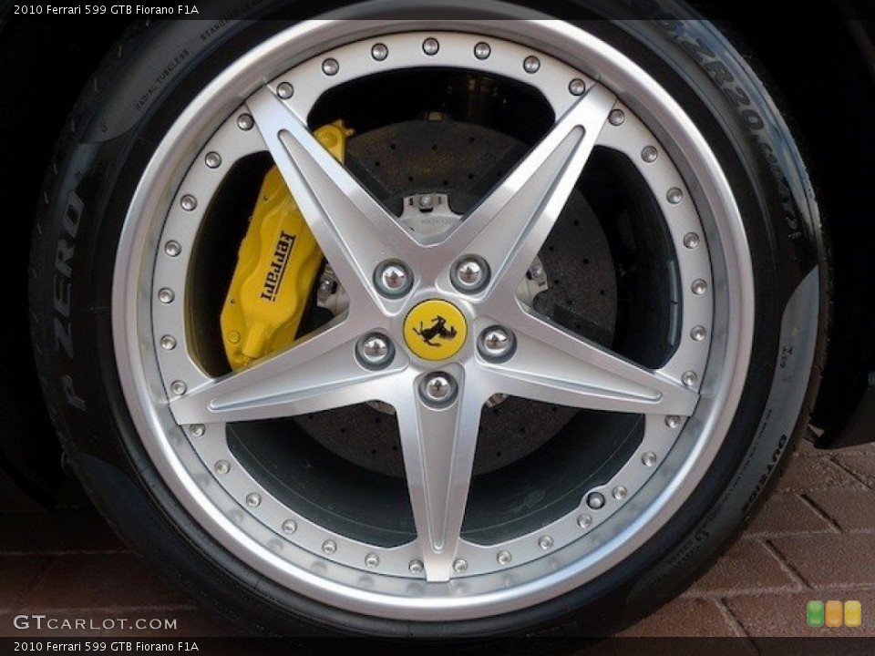 2010 Ferrari 599 GTB Fiorano F1A Wheel and Tire Photo #65851962